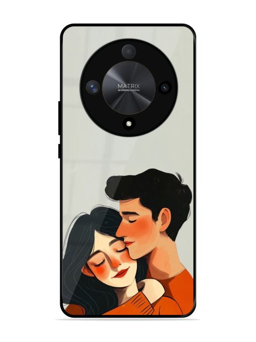 Craft Couples Glossy Soft Edge Case for Honor X9b (5G) Chachhi