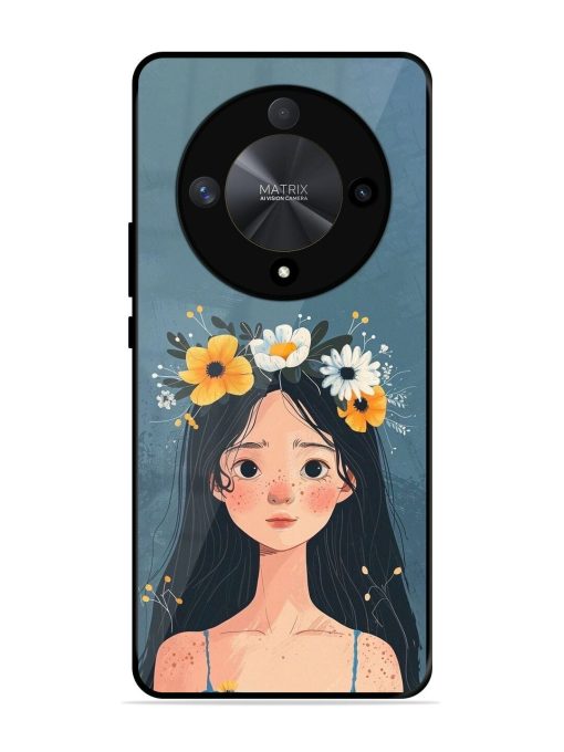 Gurl Art Glossy Soft Edge Case for Honor X9b (5G) Chachhi