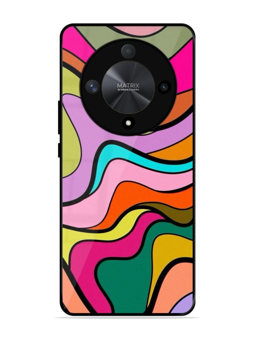 Wavy Wonder Glossy Soft Edge Case for Honor X9b (5G)