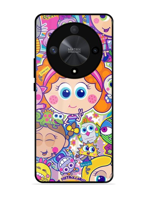 Distroller Friends Glossy Soft Edge Case for Honor X9b (5G) Chachhi