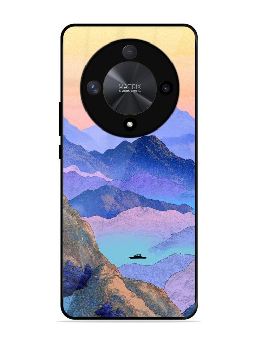 Mountain Mist Glossy Soft Edge Case for Honor X9b (5G) Chachhi