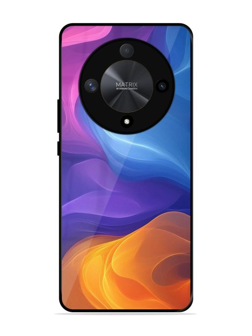 Cosmic Currents Glossy Soft Edge Case for Honor X9b (5G) Chachhi