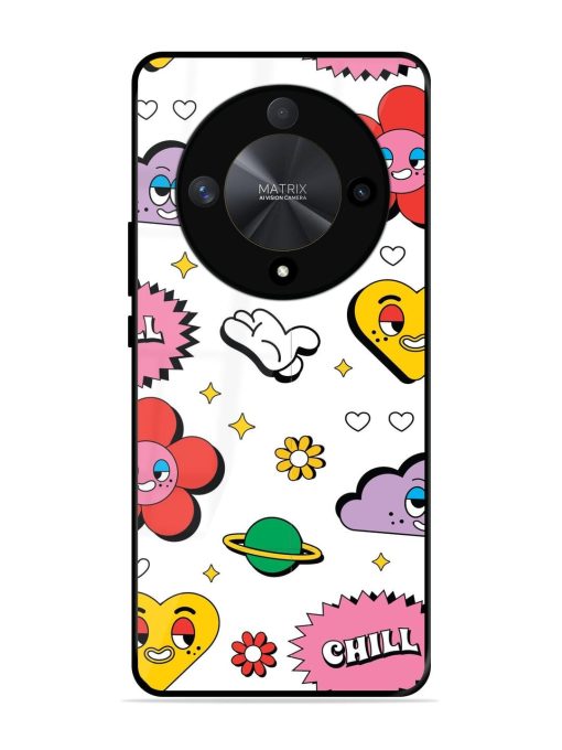 Whimsical Wonderland Glossy Soft Edge Case for Honor X9b (5G) Chachhi