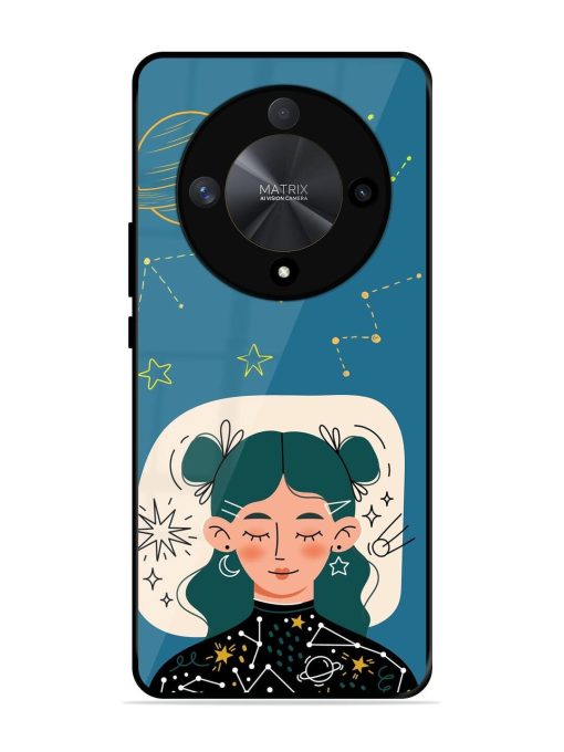 Cosmic Daydreamer Glossy Soft Edge Case for Honor X9b (5G) Chachhi