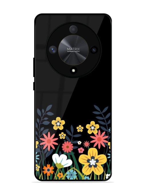 Floral Night Sky Glossy Soft Edge Case for Honor X9b (5G) Chachhi