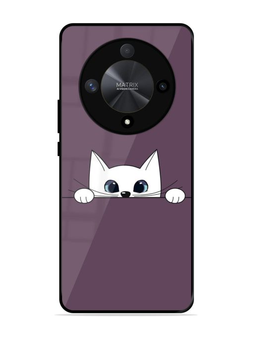 Peek-A-Boo Kitty Glossy Soft Edge Case for Honor X9b (5G)