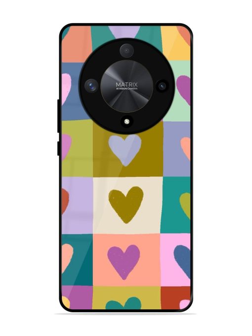 Box Of Hearts Glossy Soft Edge Case for Honor X9b (5G) Chachhi