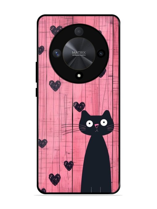 Feline Valentine'S Day Glossy Soft Edge Case for Honor X9b (5G) Chachhi