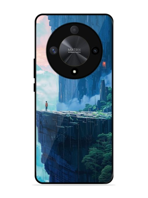 Solitude In The Sky Glossy Soft Edge Case for Honor X9b (5G) Chachhi