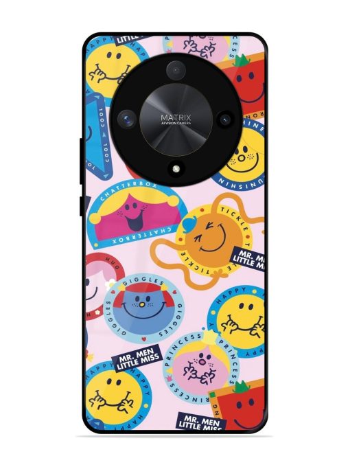 Whimsical Mr. Men & Little Miss Glossy Soft Edge Case for Honor X9b (5G) Chachhi