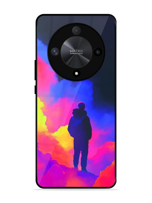 Cosmic Wanderer Glossy Soft Edge Case for Honor X9b (5G) Chachhi