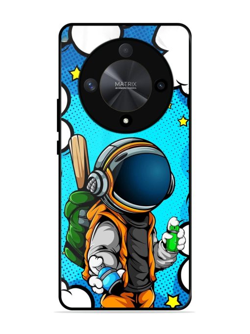 Space Graffiti Artist Glossy Soft Edge Case for Honor X9b (5G) Chachhi