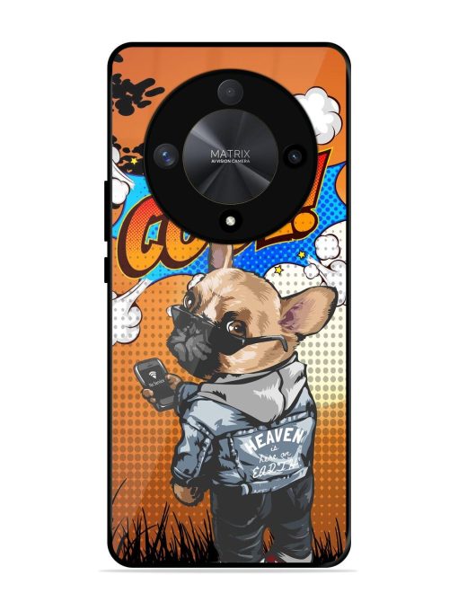 Cool Pup Glossy Soft Edge Case for Honor X9b (5G) Chachhi