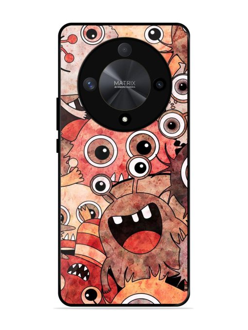 Monster Mash Glossy Soft Edge Case for Honor X9b (5G) Chachhi