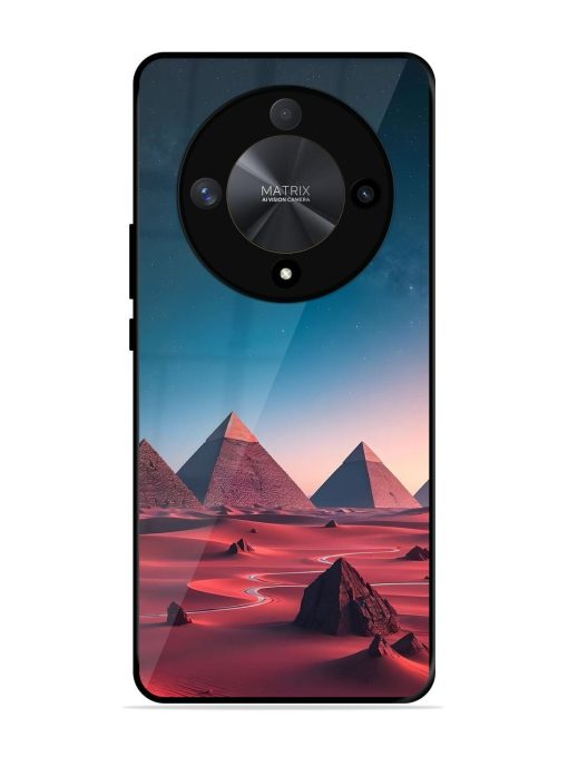 Ancient Wonders Sky Glossy Soft Edge Case for Honor X9b (5G) Chachhi