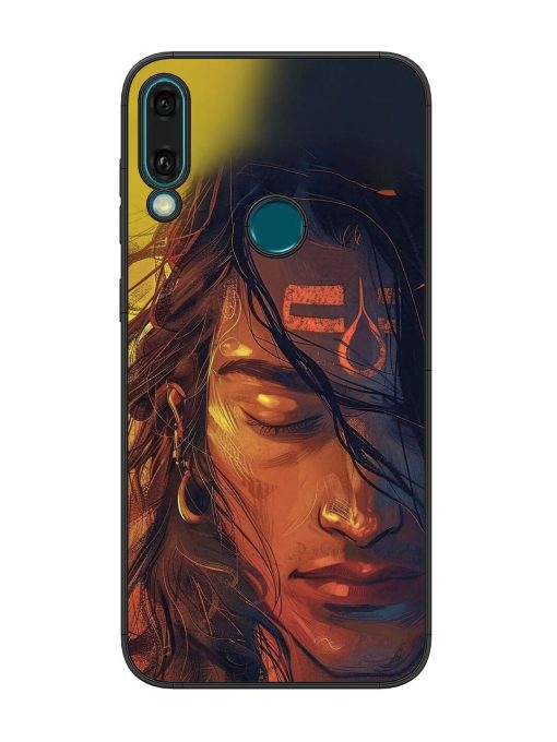 Tranquil Shiva Glossy Soft Edge Case for Honor Y9 (2019) Chachhi