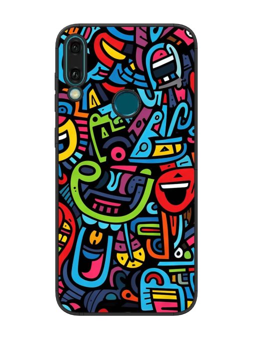 Doodlephoria Glossy Soft Edge Case for Honor Y9 (2019) Chachhi