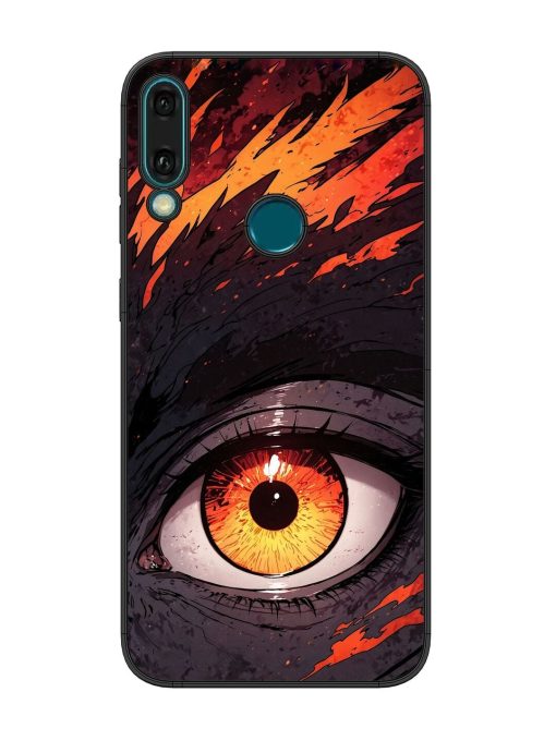 Inferno Gaze Glossy Soft Edge Case for Honor Y9 (2019) Chachhi