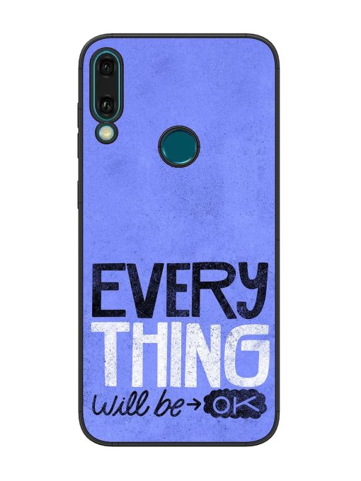 Hopeful Hues Glossy Soft Edge Case for Honor Y9 (2019) Chachhi