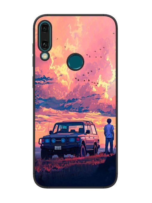 Solitude'S Horizon Glossy Soft Edge Case for Honor Y9 (2019) Chachhi