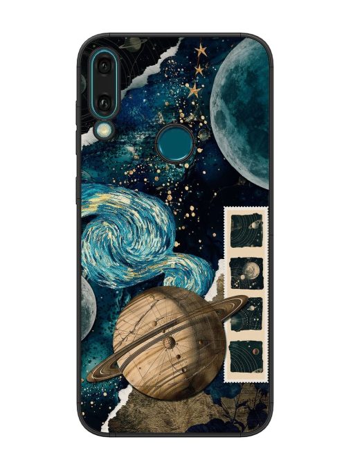 Celestial Tapestry Glossy Soft Edge Case for Honor Y9 (2019) Chachhi