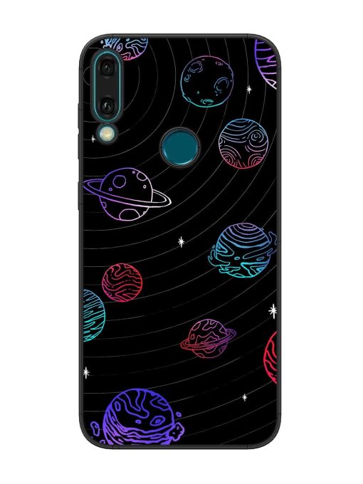 Cosmic Ballet Glossy Soft Edge Case for Honor Y9 (2019) Chachhi