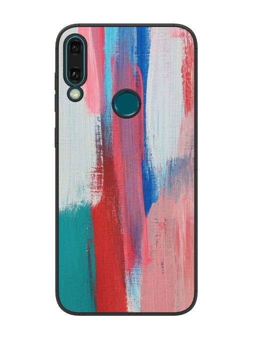 Colorful Chaos Glossy Soft Edge Case for Honor Y9 (2019) Chachhi