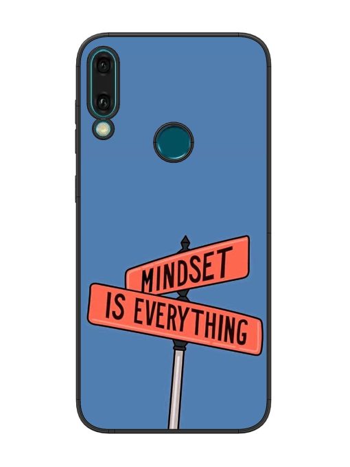 Mindset Matters Glossy Soft Edge Case for Honor Y9 (2019) Chachhi