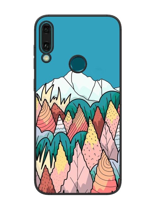 Mountain Dreamscape Glossy Soft Edge Case for Honor Y9 (2019) Chachhi