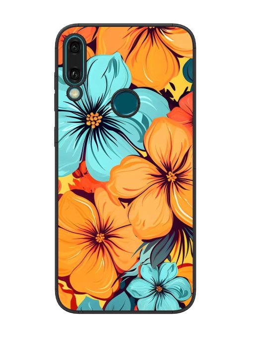 Tropical Bloom Glossy Soft Edge Case for Honor Y9 (2019) Chachhi