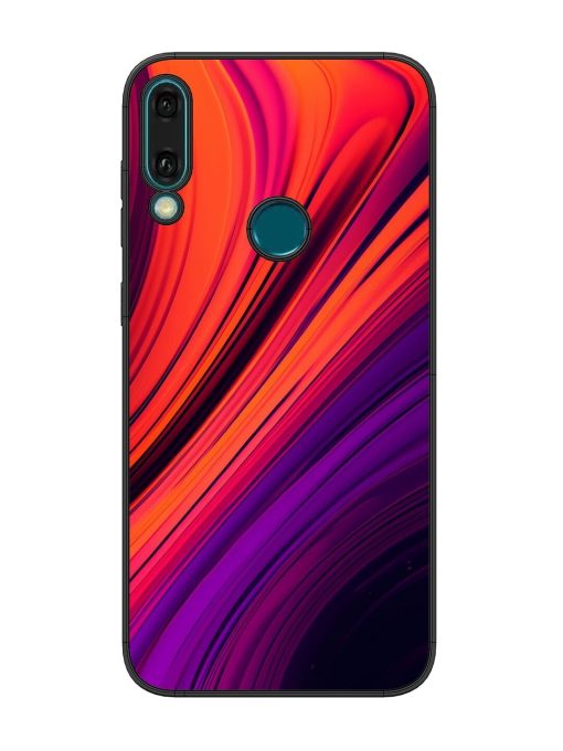 Crimson Curls Glossy Soft Edge Case for Honor Y9 (2019) Chachhi