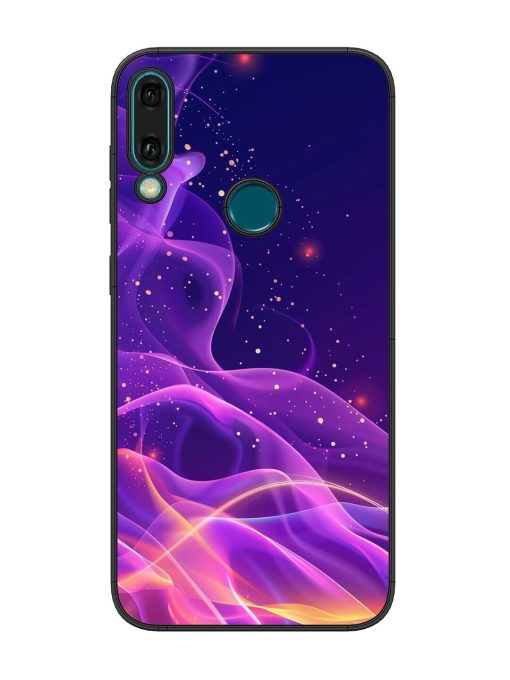 Cosmic Currents Glossy Soft Edge Case for Honor Y9 (2019) Chachhi