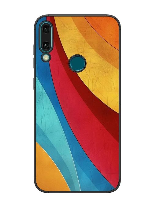 Curving Canvas Glossy Soft Edge Case for Honor Y9 (2019)