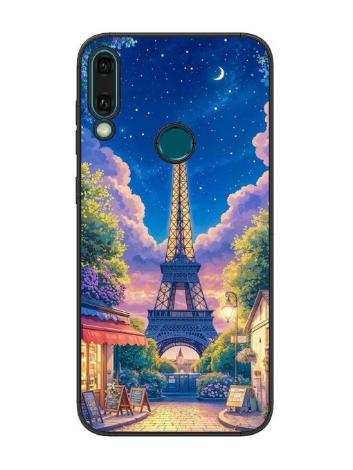 Twilight In Paris Glossy Soft Edge Case for Honor Y9 (2019) Chachhi