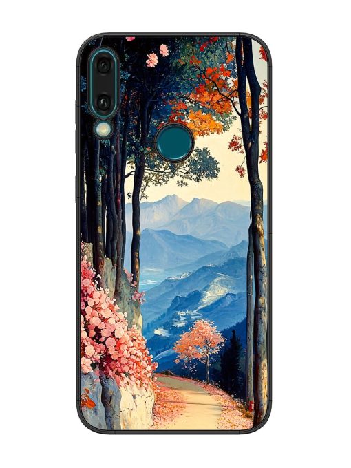 Mountainside Serenity Glossy Soft Edge Case for Honor Y9 (2019) Chachhi