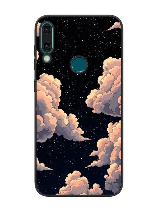 Starry Night Dreams Glossy Soft Edge Case for Honor Y9 (2019) Chachhi