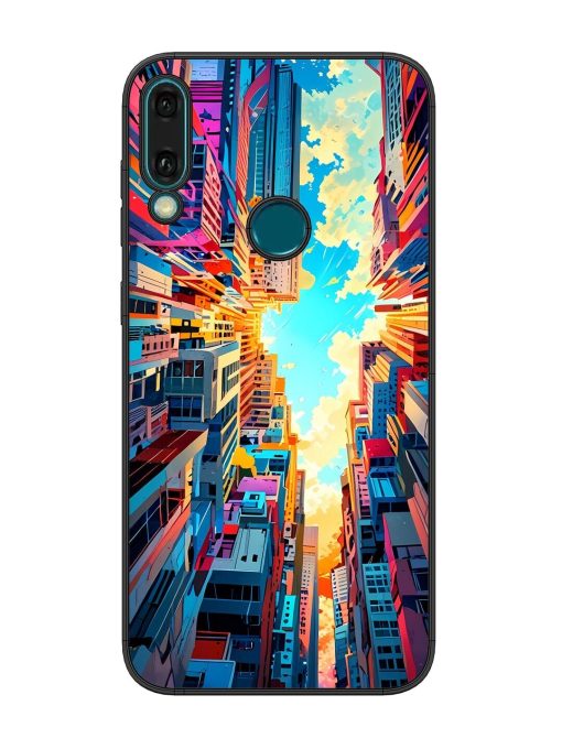 Skyward City Glossy Soft Edge Case for Honor Y9 (2019) Chachhi