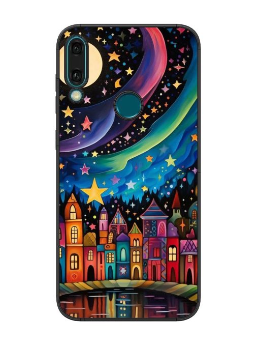 Starlit Village Glossy Soft Edge Case for Honor Y9 (2019) Chachhi