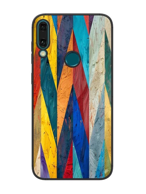 Abstract Tapestry Glossy Soft Edge Case for Honor Y9 (2019) Chachhi