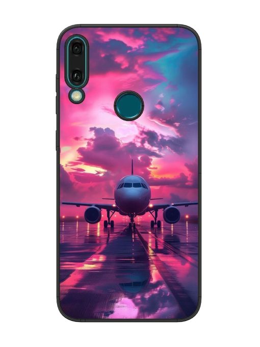 Neon Runway Glossy Soft Edge Case for Honor Y9 (2019) Chachhi