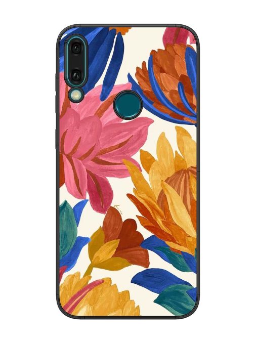 Blooming Tapestry Glossy Soft Edge Case for Honor Y9 (2019) Chachhi