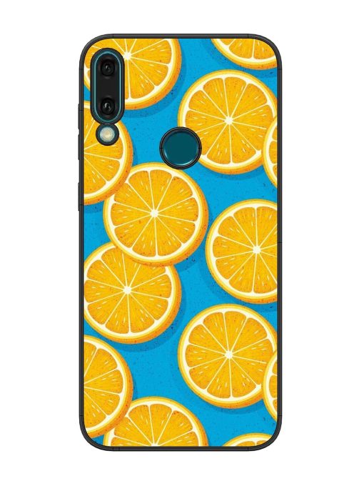 Citrus Symphony Glossy Soft Edge Case for Honor Y9 (2019) Chachhi