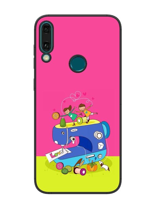 Sew Cute Glossy Soft Edge Case for Honor Y9 (2019) Chachhi