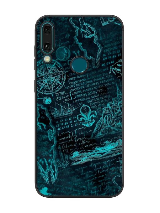 Nautical Notebook Glossy Soft Edge Case for Honor Y9 (2019) Chachhi