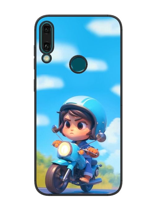 Little Rider Glossy Soft Edge Case for Honor Y9 (2019) Chachhi