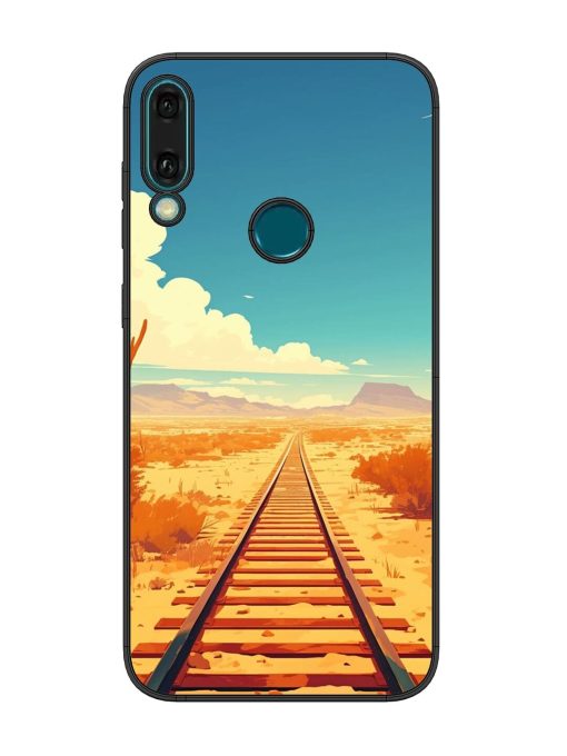 Endless Horizon Glossy Soft Edge Case for Honor Y9 (2019) Chachhi