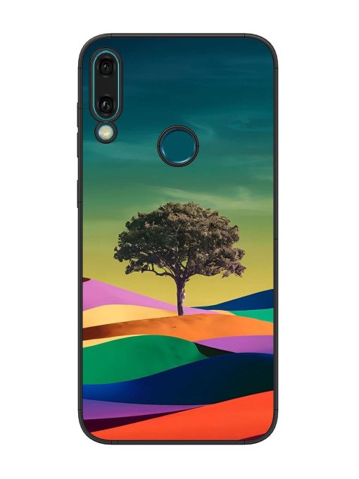 Rainbow'S Lone Sentinel Glossy Soft Edge Case for Honor Y9 (2019) Chachhi