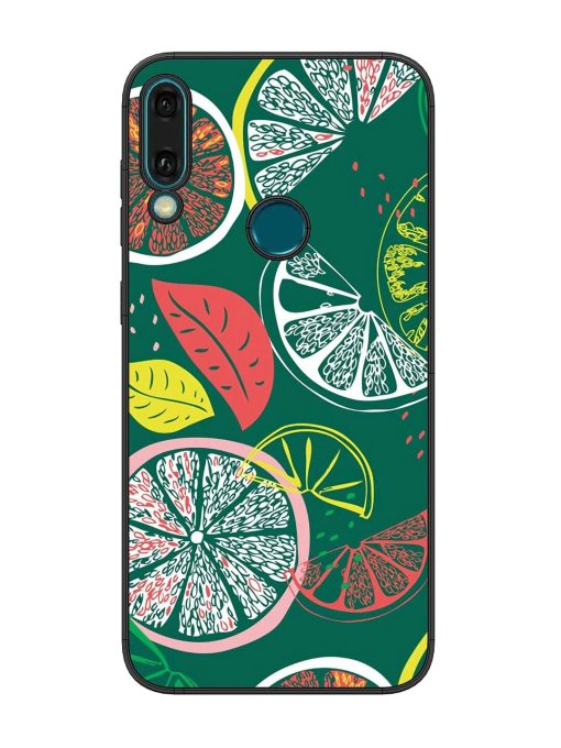 Citrus Symphony Glossy Soft Edge Case for Honor Y9 (2019) Chachhi