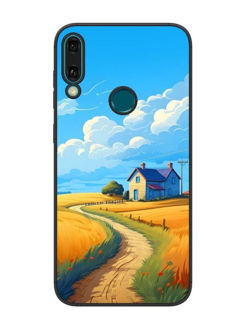 Countryside Cottage Glossy Soft Edge Case for Honor Y9 (2019) Chachhi