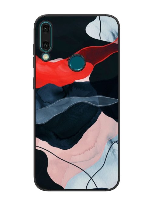 Dark Currents Glossy Soft Edge Case for Honor Y9 (2019) Chachhi